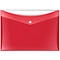 Pochette pour documents VELOCOLOR® Veloflex, format A4, plastique, pour ± 100 feuilles, 6 p., rouge