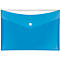 Pochette pour documents VELOCOLOR® Veloflex, format A5, plastique, pour ± 100 feuilles, 6 p., bleu