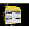Pochette transparente Orgatex, A6 paysage, jaune, 10 p.