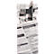 Pochettes à couverts Papstar Newsprint, L 85 x H 200 mm, incl. serviette 2 plis L 330 x H 330 mm, papier FSC®, noir-blanc, 520 pièces