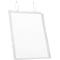 Pochettes d'affichage étanches Durable - pour format A3 - 2 côtés - fixation avec serre-câbles - transparent - set de 5 pièces