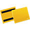 Pochettes magnétiques pour étiquettes et identification l. 148 x H 105 mm, 50 p., jaune