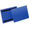 Pochettes magnétiques pour étiquettes et identification l. 210 x H 148 mm (A5 paysage), 50 p., bleu
