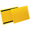 Pochettes magnétiques pour étiquettes et identification l. 297 x H 210 mm (A4 paysage), 50 p., jaune