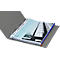 Pochettes perforées Durable - A4 - 80 microns - transparent avec bord rouge - 25 pièces