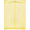 Pochettes porte documents transparentes en PP FolderSys, à fermeture par velcro, format A4 portrait, jaune, 10 pièces