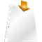 Pochettes standard Durable, DIN A4, ouverture en haut, 100 pièces, transparent