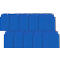 Pochettes transparentes Orgatex, A6 paysage, bleu, 10 p.
