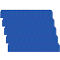 Pochettes transparentes Orgatex, A6 paysage, bleu, 50 p.