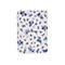E-Reader-Schutzhülle in Weiß mit blauem Blumenmuster und mittigem PocketBook-Schriftzug.
