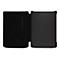 Schwarzes aufklappbares E-Reader-Cover von PocketBook auf weißem Hintergrund.