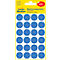Points de marquage Avery 3595, amovible, 96 unités, Ø 18 mm, bleu