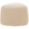 Polstermöbel Leyform GOGO Pouf, klein, oval, B 550 x T 515 x H 440 mm, mit Gleitern, Stoffbezug, beige