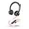 Poly Blackwire 8225 USB-C Stereo-Headset, für Microsoft Teams zertifiziert, + USB-C/A-Adapter