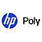 Blaues HP-Logo neben dem Wort „Poly“ in schwarzer Schrift.