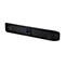 Schwarze Videokonferenz-Soundbar, mit Kamera, Lautsprecher und Mikrofon. Auf der linken Seite das Logo von poly. Auf der Kamera steht „V72“.