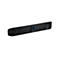 Schwarze Soundbar mit Kamera. Aufschrift "V72" und "poly".