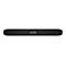 Schwarze Videokonferenz-Soundbar mit Kamera und Firmenlogo.