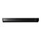 Schwarzes Polycom Videokonferenzsystem, Logo links, Power und Bluetooth-Symbole rechts.