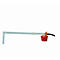 Pompe à conteneur, 30 l/min, tuyau Ø 22 mm, profondeur d'immersion 900 mm, commande au pied avec coude de refoulement, pour acides et bases faibles