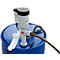 Pompe électrique CEMO ECO-1, pour IBC, profondeur d'immersion 1200 mm, moteur 230V, 450 W, tuyau PVC de 2m, buse