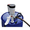 Pompe électrique CEMO ECO-1, pour tonneau, profondeur d'immersion 1000 mm, moteur 230V, 450 W, tuyau PVC 2m, buse