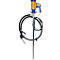 Pompe vide-fût électrique JP-280 ALU 1000, pour gazole et huiles, 112 l/min, tuyau, 2 colliers de serrage et pistolet