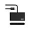 PORT Connect - Hub - 3 x USB-C + 1 x USB-C (Spannungsversorgung) - Desktop