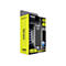 Emballage du produit noir et jaune. Inscription : 'Power Supply 90W for HP'.