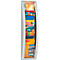 Portafolletos de pared Paperflow Quickfit, 5 compartimentos en formato DIN 1/3 A4, An 168 x P 95 x Al 650 mm, poliestireno color aluminio