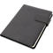 Porte-bloc Lightpak®, A5, liens multifonctions, 1 pochette, passant pour stylo, support pour portable/tablette, 1 bloc, fermeture magnétique, RPET, anthracite