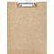 Porte-bloc Maul MAULbalance, A4, pince 8 mm, personnalisable, à suspendre, L 323 x l 234 x H 16 mm, carton, recyclable, marron