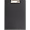 Porte-bloc Maul MAULpoly, A4, poche intérieure, boucle de stylo, largeur de serrage 8 mm, à suspendre, L 320 x l 228 x H 13 mm, carton/polypropylène, recyclable, noir
