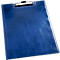 Porte-bloc PREMIUM DURABLE, format A4, effet cuir, bleu