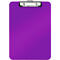 Porte-bloc WOW 3971 LEITZ®, format A4, polystyrène, avec anneau d'accroche, violet