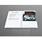 Porte-brochure, pour support sur pied, acrylique, format A3 paysage