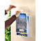 Porte brochures pour l'extérieur, transparent, pour format A4, l. 250 x P 75 x H 380 mm