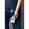 Porte-carte Durable PERMANENT, pour 1 carte au format vertical/transversal, mécanisme de sécurité, avec pattes de fixation, polycarbonate, transparent, 10 pièces