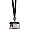 Porte-carte Tarifold, ouvert sur le devant, emplacement pour les doigts, L 90 x H 65 mm, plastique, noir, 10 pièces