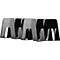 Porte-catalogues SORTER, largeur 209 mm, plastique, 2 p., noir