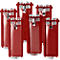 Porte-clés Key Clip, rouge, 6 p.