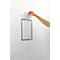 Porte-documents Durable, format A4 vertical et horizontal, autocollant grâce à 3 bandes adhésives au dos, aide à l'insertion, gris anthracite, PP, 5 pièces