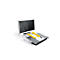 Porte-documents FlexDesk 640, hauteur ajustable de 110 à 185 mm, en acrylique