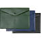Porte-documents FolderSys, fermeture à pression noire, polypropylène, format A4, vert, 10 pièces