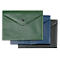 Porte-documents FolderSys, fermeture à pression noire, polypropylène, format A5, vert, 10 pièces