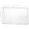 Porte-étiquette Durable HARTBOX, pour 1 carte au format vertical/transversal, prédécoupé au pouce, pattes de fixation, L 101 x H 71 mm, polystyrène, transparent, 10 pièces