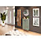 Porte-manteaux 3728 - MDF mélaminé - l. 150 x P 30 x H 1700 mm,- 3 crochets rabattables - chêne