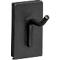 Porte-outils WFI, magnétique, 1 crochet, Ø 5 x L 38 mm, acier, noir, 2 pièces