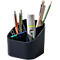 Porte-plume HAN Karma, 4 compartiments de hauteur différente, L 111 x H 105 x P 111 mm, plastique recyclé, noir