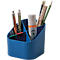 Porte-plume HAN Karma, 4 compartiments de hauteurs différentes, L 111 x H 105 x P 111 mm, plastique recyclé, bleu